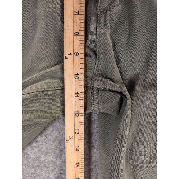 Argus Matchstick Chino Pants 34x30 Men's Green Mid-Rise Flat Front Casual - Picture 5 of 11